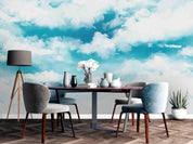 3D Blue Sky Cloud Wall Mural Wallpaper LXL 759- Jess Art Decoration