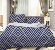 3D Abstract Geometric Art Decoration Quilt Cover Set Bedding Set Duvet Cover Pillowcases 212- Jess Art Decoration