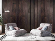 3D Dark Brown Wooden Board Wall Mural Wallpaper GD 2716- Jess Art Decoration
