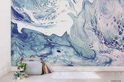 3D Watercolor Marble Pattern Wall Mural Wallpaper LQH 205- Jess Art Decoration