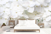 3D white floral petal wall mural wallpaper 36- Jess Art Decoration
