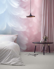 3D White Feather Wall Mural Wallpaper 71- Jess Art Decoration