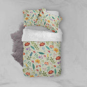 3D Green Floral Leaves Quilt Cover Set Bedding Set Pillowcases 11- Jess Art Decoration