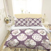 3D Floral Pattern Quilt Cover Set Bedding Set Pillowcases 25- Jess Art Decoration