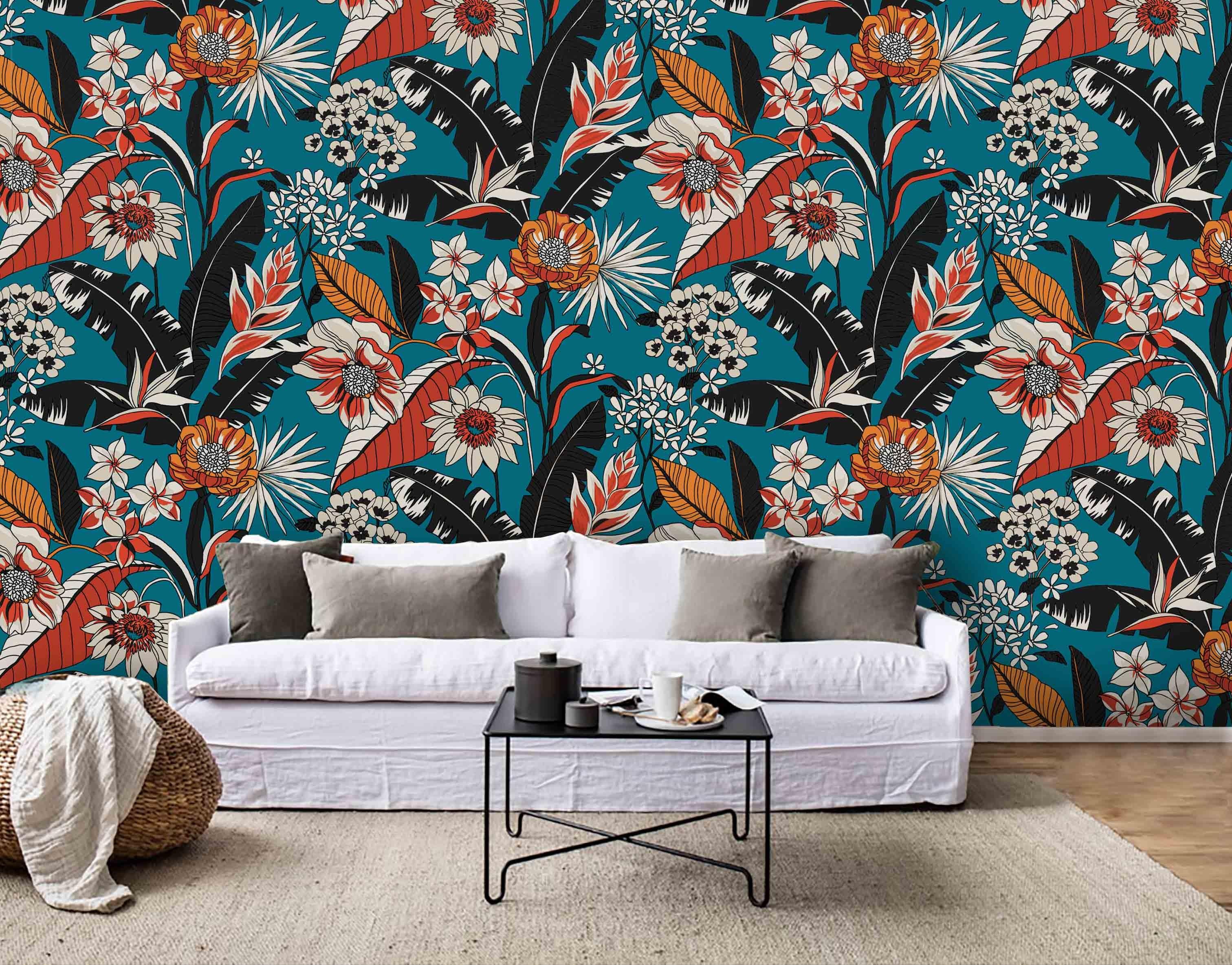 3D Floral Leaves Wall Mural Wallpaper 87- Jess Art Decoration