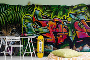 3D Abstract Color Art Graffiti Wall Mural Wallpaper LQH 65- Jess Art Decoration