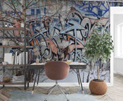 3D Abstract Art Graffiti Wall Mural Wallpaper GD 2655- Jess Art Decoration