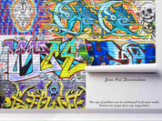 3D Graffiti Wall Mural Wallpaper 38- Jess Art Decoration