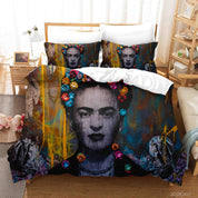 3D Abstract Artistic People Graffiti Quilt Cover Set Bedding Set Duvet Cover Pillowcases 89- Jess Art Decoration