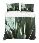 3D Green Succulents Leaves Quilt Cover Set Bedding Set Pillowcases 19- Jess Art Decoration