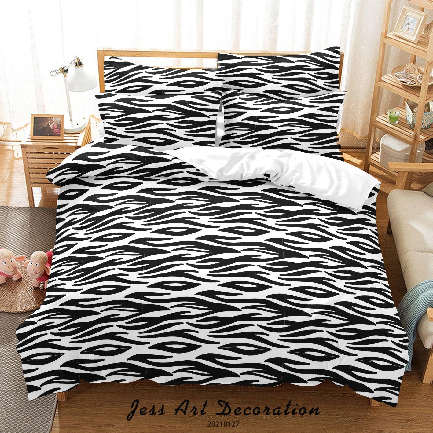 3D Hand Drawn Animal Print Quilt Cover Set Bedding Set Duvet Cover Pillowcases 163- Jess Art Decoration