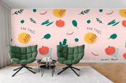 3D Dutch Beans Tomato Leaves Wall Mural Wallpaper 73- Jess Art Decoration
