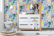 3D Hand Drawn Color Rocket Planet Wall Mural Wallpaper LQH 434- Jess Art Decoration