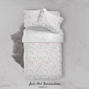 3D Cartoon Leaves Flowers Pattern Quilt Cover Set Bedding Set Duvet Cover Pillowcases WJ 9641- Jess Art Decoration