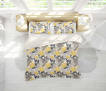 3D Yellow Flowers Quilt Cover Set Bedding Set Pillowcases 18- Jess Art Decoration
