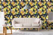 3D Vintage Abstract Floral Pattern Wall Mural Wallpaper LXL 1179- Jess Art Decoration