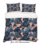 3D Cartoon Blue Mountains Quilt Cover Set Bedding Set Pillowcases 132- Jess Art Decoration