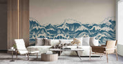 3D Abstract Blue Ocean Waves Wall Mural Wallpaper GD 2727- Jess Art Decoration