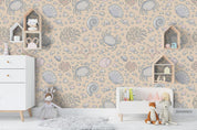 3D Cartoon Crab Seashell Starfish Shells Wall Mural Wallpaper WJ 3180- Jess Art Decoration