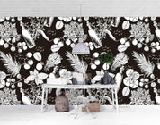 3D Black Tomato Mint Bottle Wall Mural Wallpaper SF 82- Jess Art Decoration