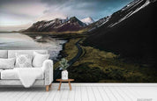 3D Sky Mountain Sea Landscape Wall Mural Wallpaper LQH 402- Jess Art Decoration