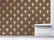 3D Abstract Gold Line Geometry Art Wall Mural Wallpaper 29 LQH- Jess Art Decoration