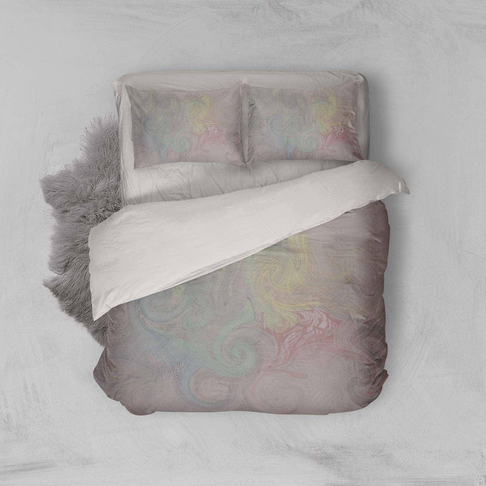 3D Abstract Colorful Graffiti Quilt Cover Set Bedding Set Pillowcases 08- Jess Art Decoration