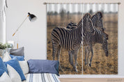 3D Zebra Prairie Pattern Curtains and Drapes GD 894- Jess Art Decoration