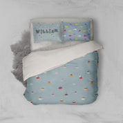 3D Ship Pattern Quilt Cover Set Bedding Set Pillowcases 93- Jess Art Decoration