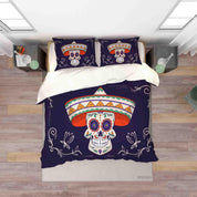 3D Skull Dead Cartoon Quilt Cover Set Bedding Set Duvet Cover Pillowcases WJ 9158- Jess Art Decoration
