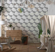 3D Hand Drawn Animal Zebra Wall Mural Wallpaper LQH 37- Jess Art Decoration
