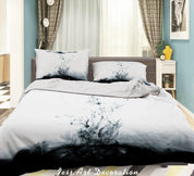 3D Black White Ink Quilt Cover Set Bedding Set Duvet Cover Pillowcases SF52- Jess Art Decoration