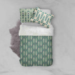 3D Green Peacock Feather Quilt Cover Set Bedding Set Pillowcases 95- Jess Art Decoration