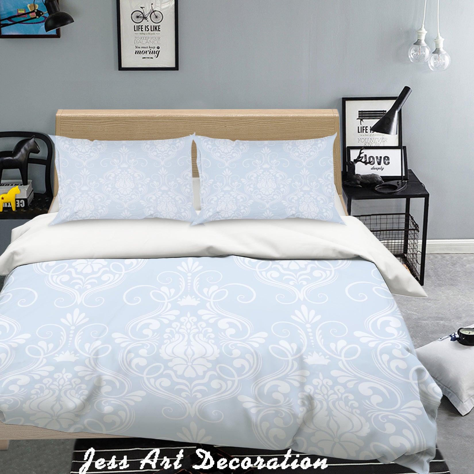 3D White Plates Pattern Quilt Cover Set Bedding Set Pillowcases  240- Jess Art Decoration