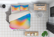 3D Abstract Color Pattern Quilt Cover Set Bedding Set Duvet Cover Pillowcases 290- Jess Art Decoration