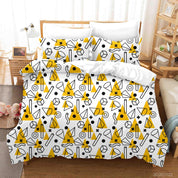 3D Abstract Geometric Pattern Quilt Cover Set Bedding Set Duvet Cover Pillowcases 116- Jess Art Decoration