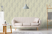 3D Hand Drawn Floral Leaf Green Wall Mural Wallpaper A077 LQH- Jess Art Decoration