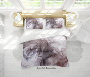 3D Abstract Grey Marble Quilt Cover Set Bedding Set Duvet Cover Pillowcases 309- Jess Art Decoration
