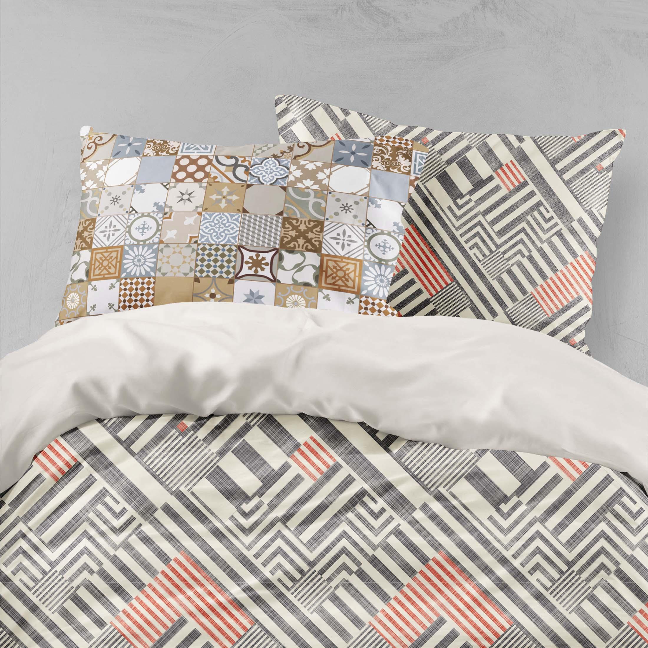 3D Black Stripe Quilt Cover Set Bedding Set Pillowcases 73- Jess Art Decoration
