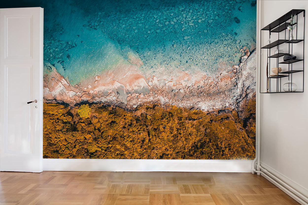 3D Beach Sea Wave Wall Mural Wallpaper 58- Jess Art Decoration