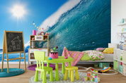 3D Sea Spray Sun Wall Mural Wallpaper 122- Jess Art Decoration
