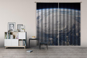 3D Space Earth Cloud Swirl Curtains and Drapes GD 331- Jess Art Decoration