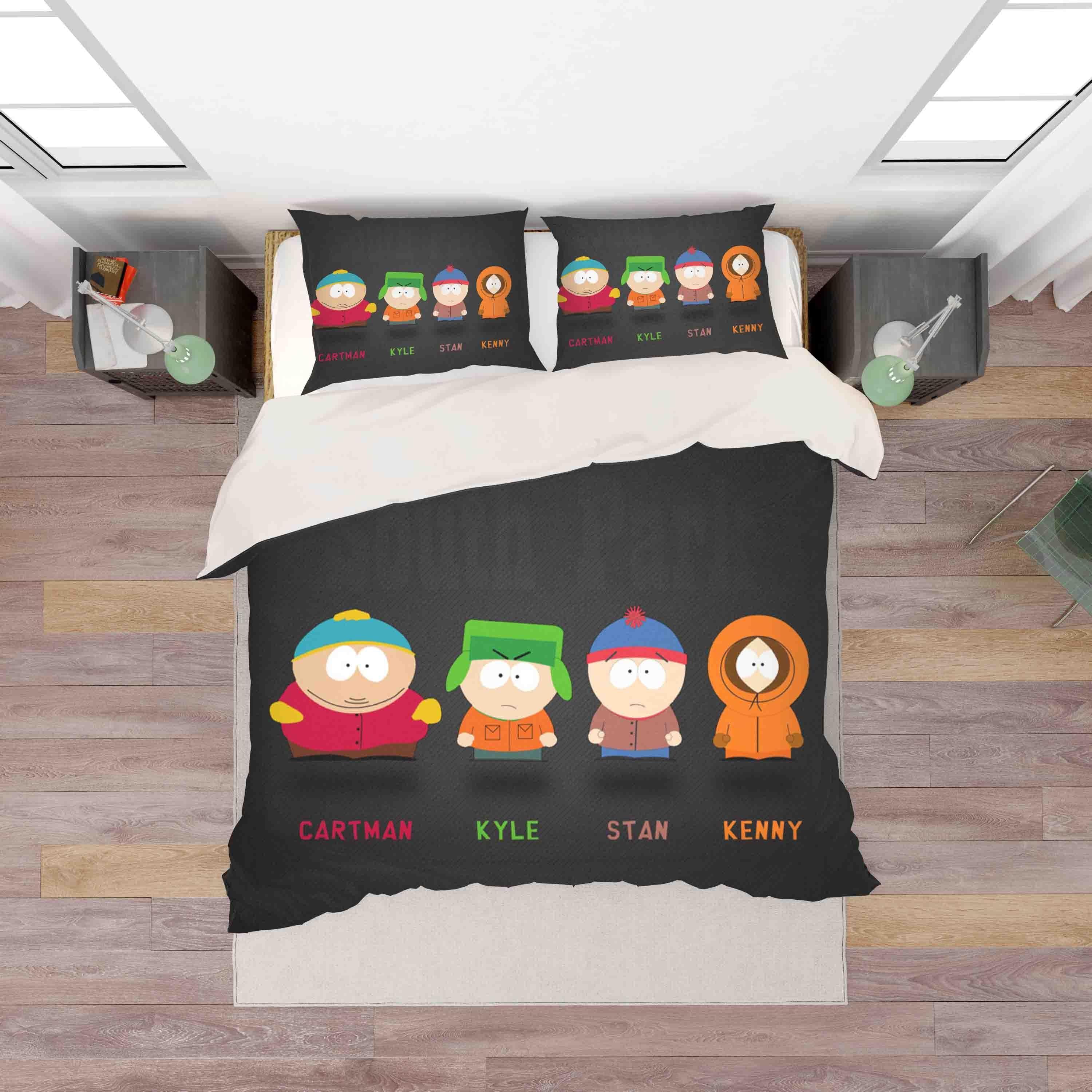 3D South Park Quilt Cover Set Bedding Set Pillowcases A251 LQH- Jess Art Decoration