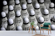3D Badminton Shuttlecock Wall Mural Wallpaper SF111- Jess Art Decoration