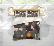 3D Abstract Japanese Painting Quilt Cover Set Bedding Set Pillowcases 13- Jess Art Decoration