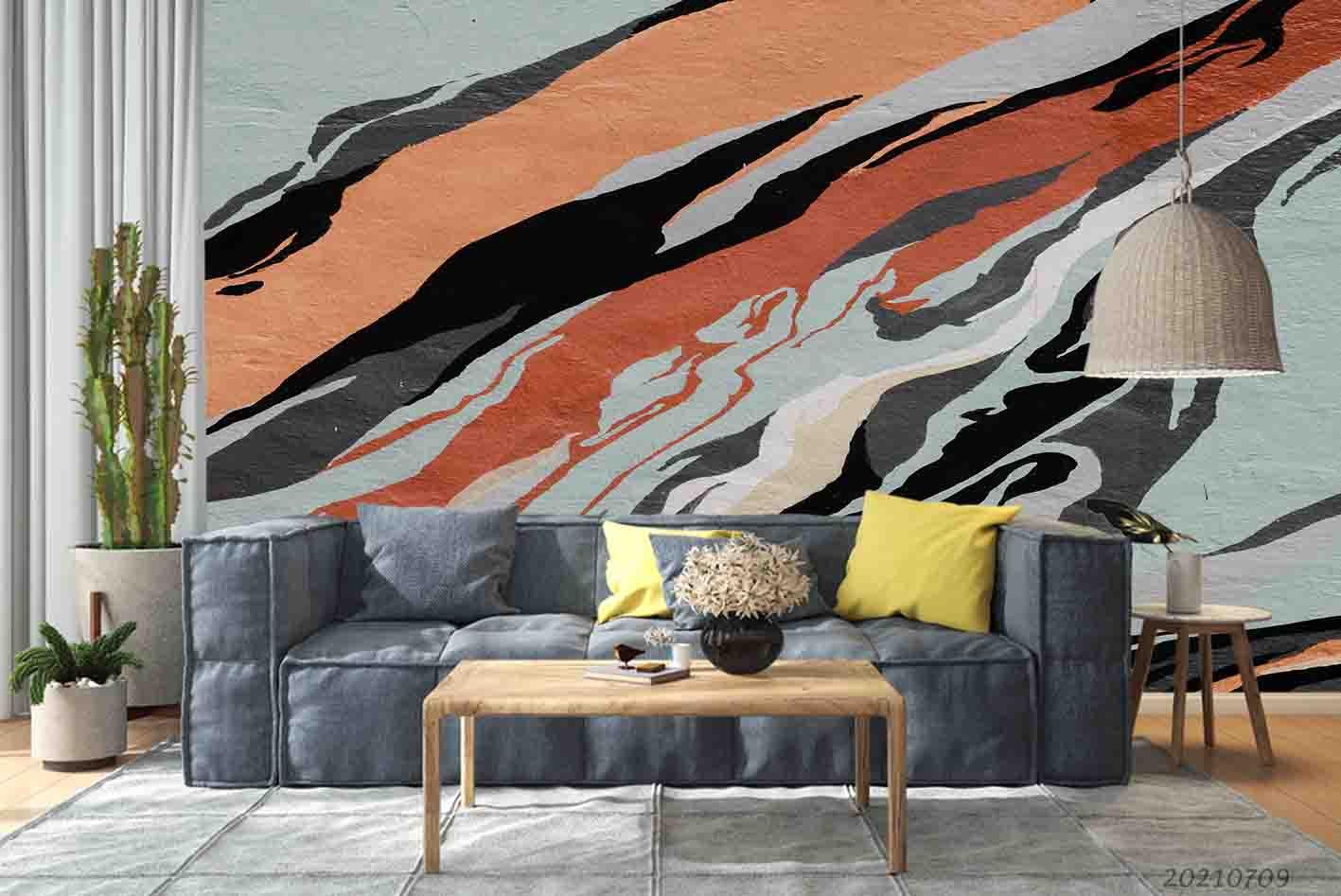 3D Watercolor Marble Texture Wall MuralWallpaper 3802- Jess Art Decoration