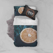 3D Orange Pattern Quilt Cover Set Bedding Set Pillowcases 140- Jess Art Decoration