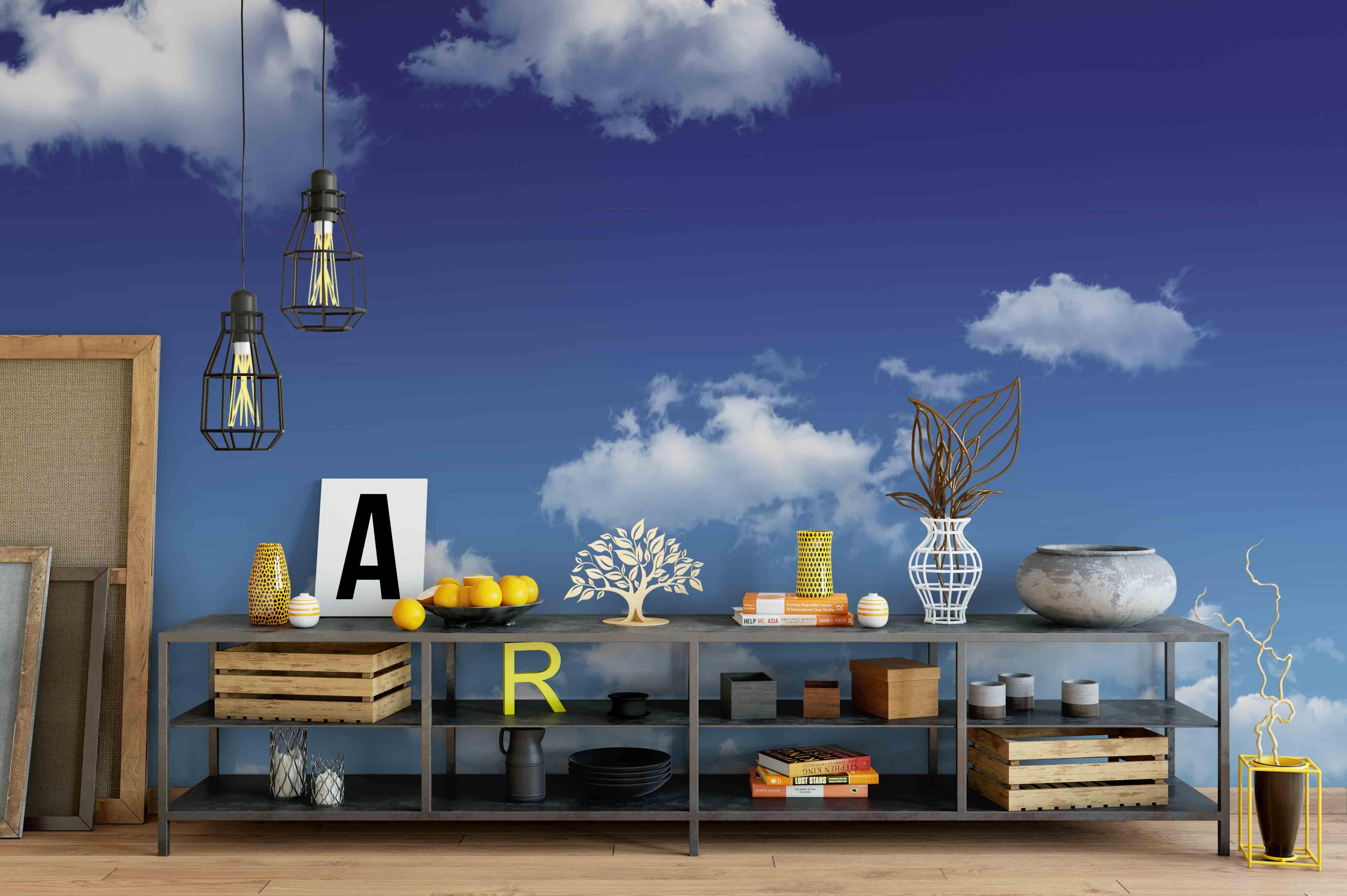 3D Sky Clouds Wall Mural Wallpaper 218- Jess Art Decoration