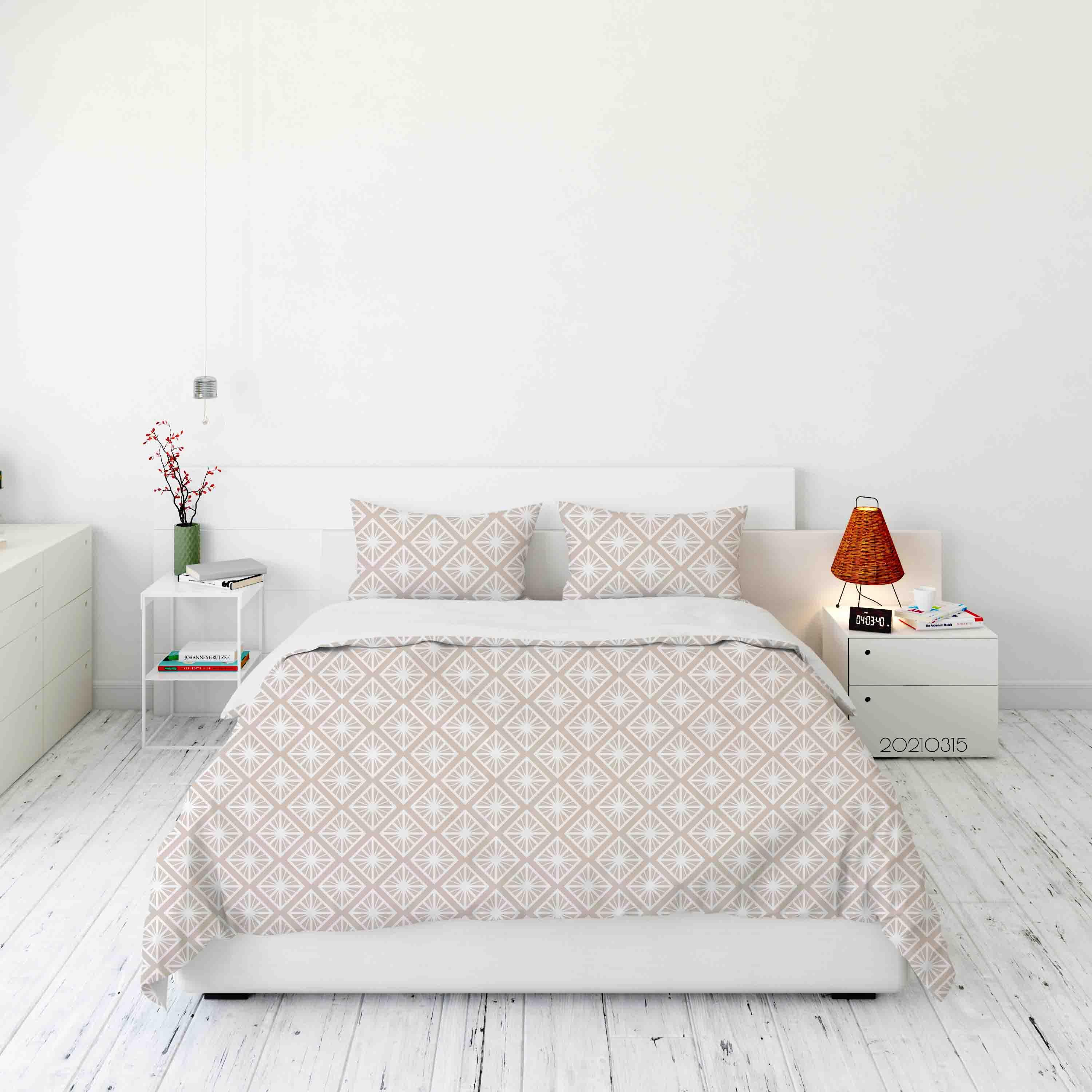 3D Abstract Geometric Art Decoration Quilt Cover Set Bedding Set Duvet Cover Pillowcases 243- Jess Art Decoration