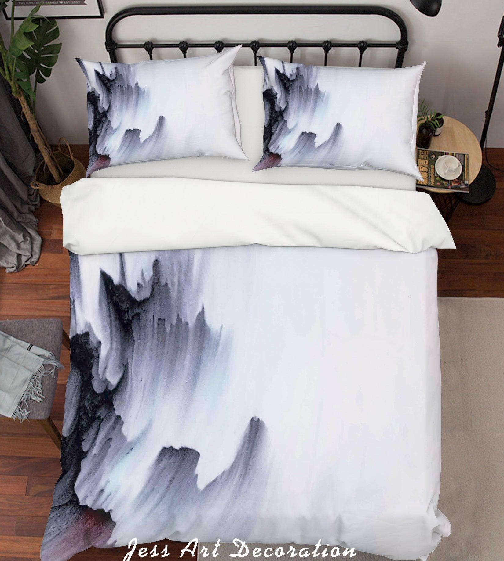 3D Black Ink Painting Quilt Cover Set Bedding Set Pillowcases 201- Jess Art Decoration